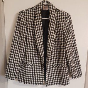 Houndstooth Blazer - Made in Canada
